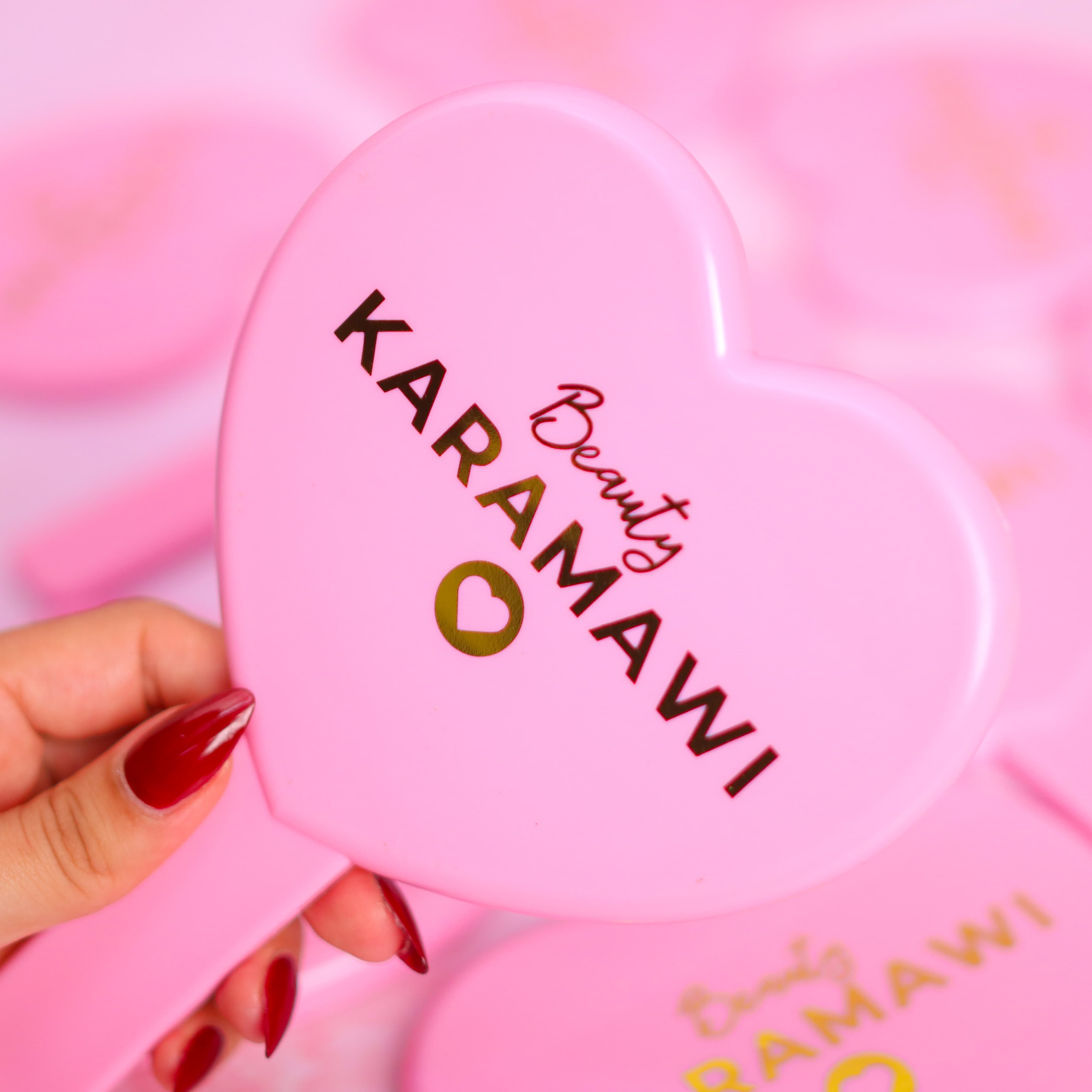 Espejo Love Heart - Corazon Karamawi Rosado